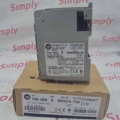 Allen Bradley PLC1769-OB16  CompactLogix 16 Pt 24VDC D/O Module  ab plc 1768 / 1769 CompactLogix System 1769-OB16